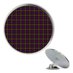ScotsTee Shop Scottish McDonell Of Glengarry Modern Metal Tartan Lapel Pin (5 pieces)