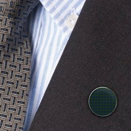 ScotsTee Shop Scottish MacKay Bonner Metal Tartan Lapel Pin (5 pieces)