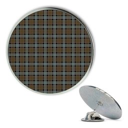 ScotsTee Shop Scottish Graham of Menteith Weathered Metal Tartan Lapel Pin (5 pieces)