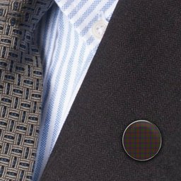 ScotsTee Shop Scottish Logan 1819 Metal Tartan Lapel Pin (5 pieces)