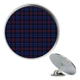 ScotsTee Shop Scottish McCorquodale Modern Metal Tartan Lapel Pin (5 pieces)