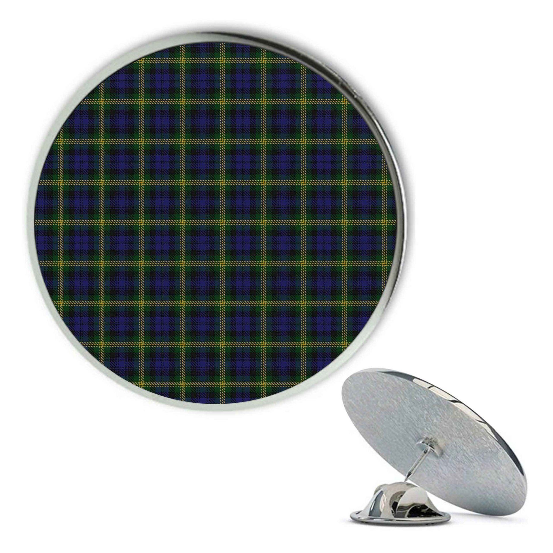 ScotsTee Shop Scottish Gordon of Esslemont Metal Tartan Lapel Pin (5 pieces)