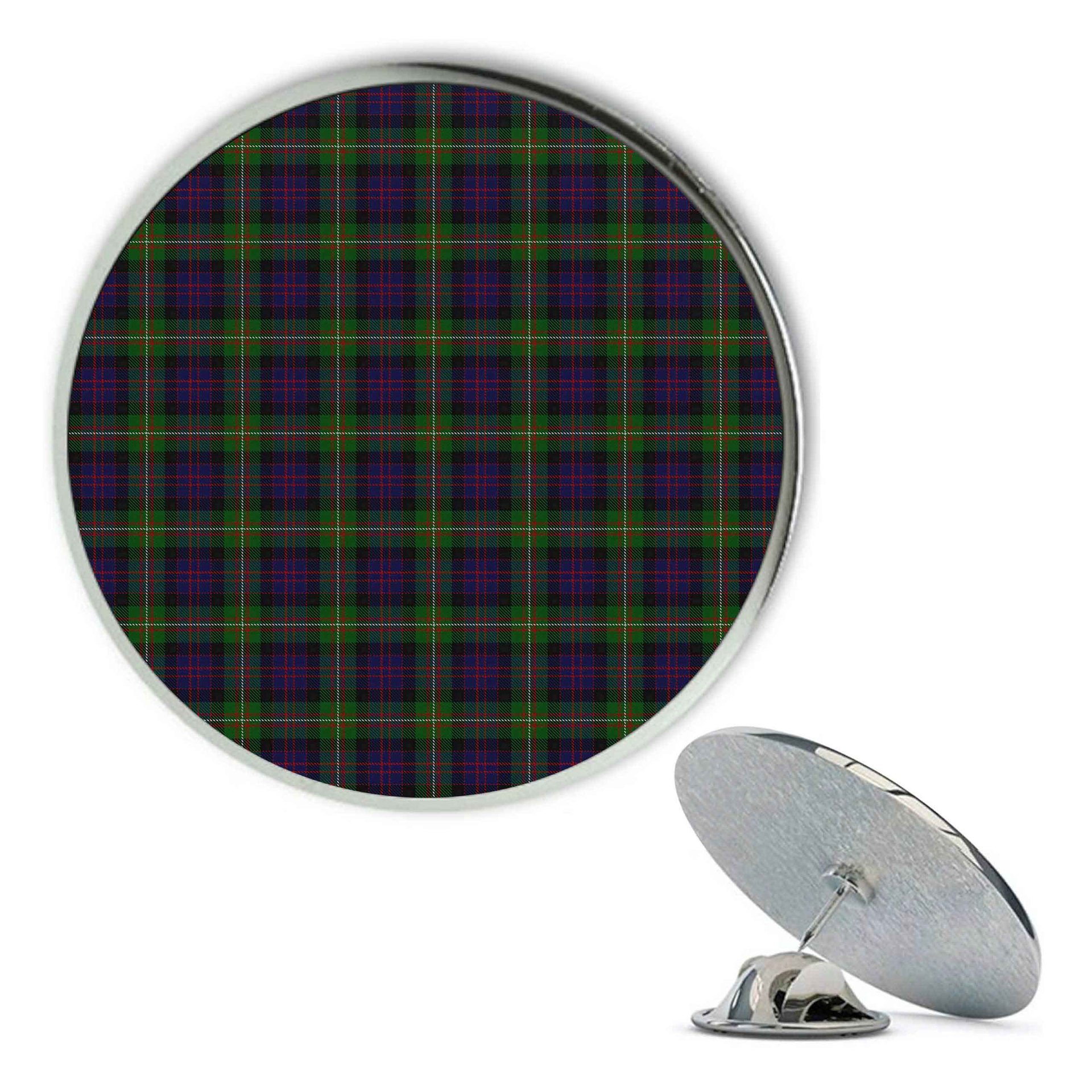 ScotsTee Shop Scottish MacDonell of Glengarry 3 Metal Tartan Lapel Pin (5 pieces)
