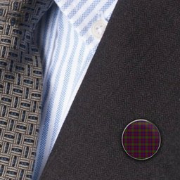 ScotsTee Shop Scottish MacTier of Durris Metal Tartan Lapel Pin (5 pieces)
