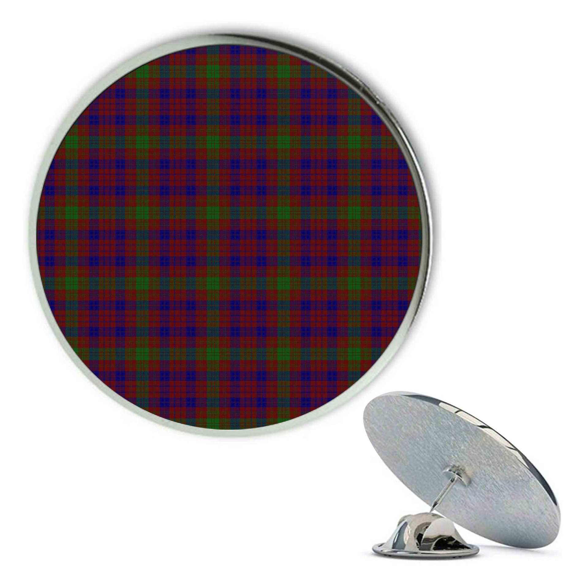 ScotsTee Shop Scottish MacTier of Durris Metal Tartan Lapel Pin (5 pieces)