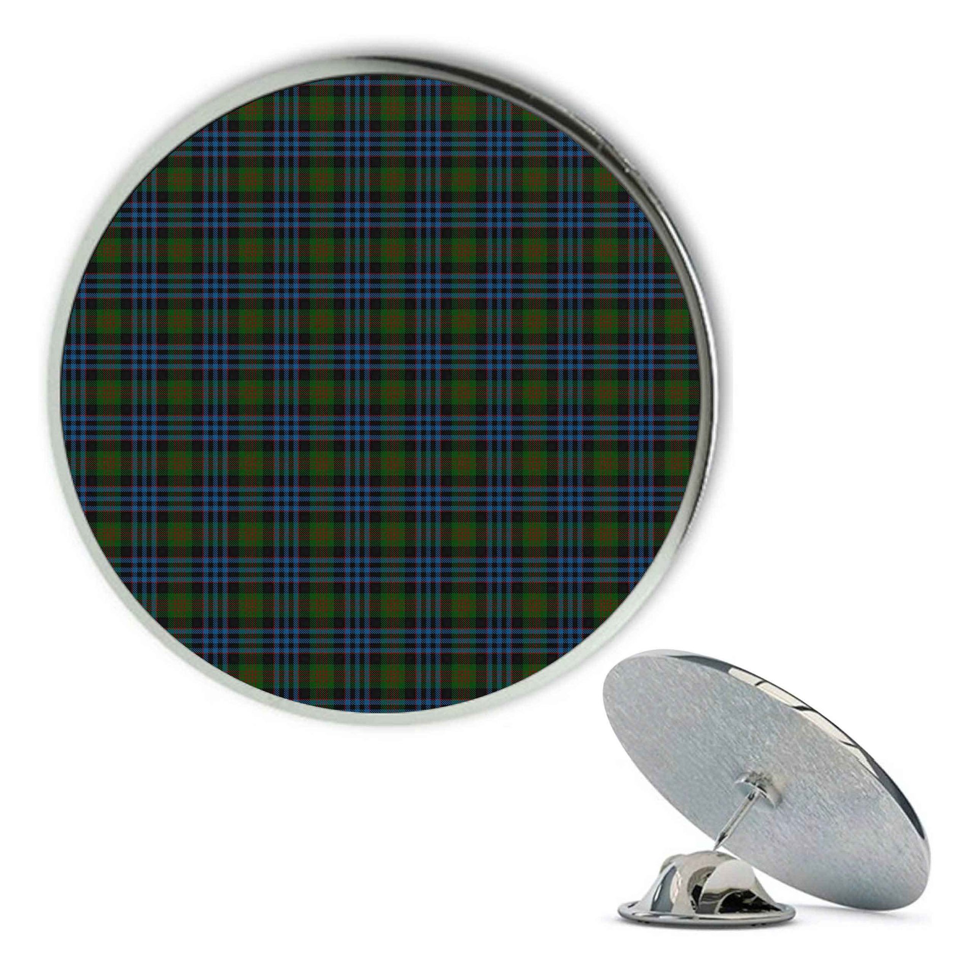 ScotsTee Shop Scottish Newlands of Lauriston Metal Tartan Lapel Pin (5 pieces)