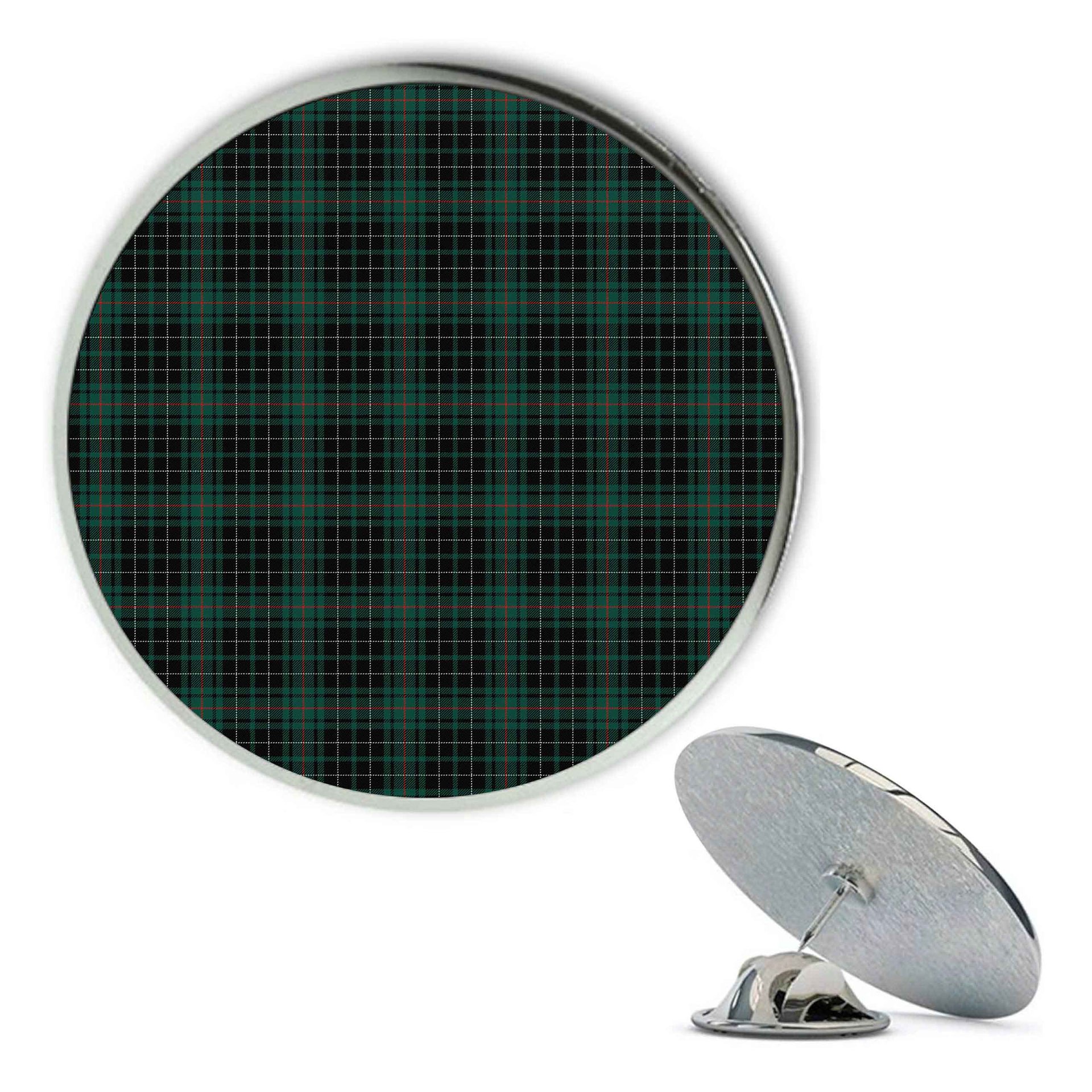 ScotsTee Shop Scottish MacAuley Hunting Modern Metal Tartan Lapel Pin (5 pieces)