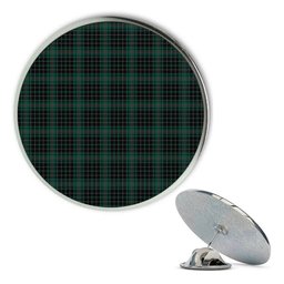 ScotsTee Shop Scottish MacAuley Hunting Modern Metal Tartan Lapel Pin (5 pieces)