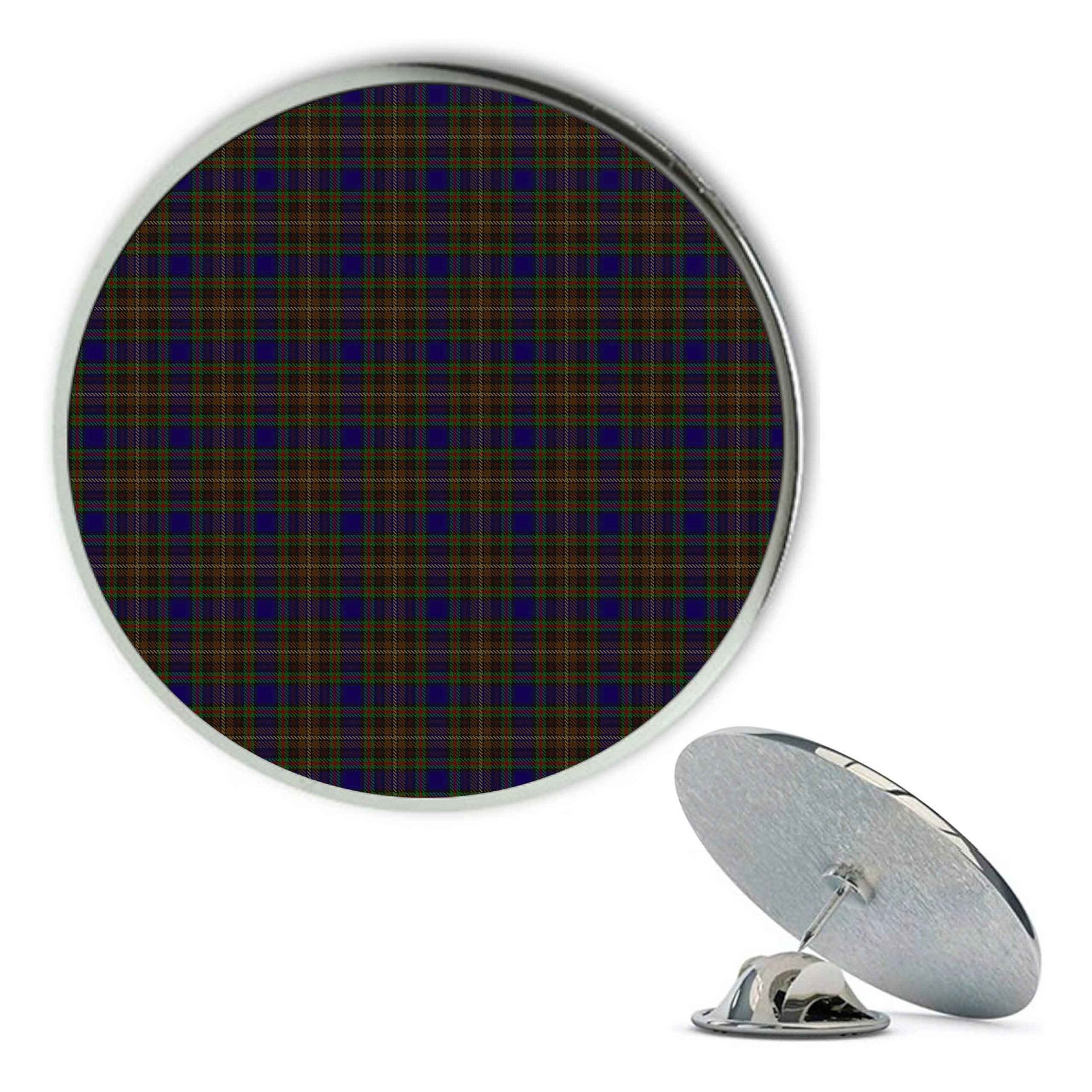 ScotsTee Shop Scottish Highfield Hunting Metal Tartan Lapel Pin (5 pieces)