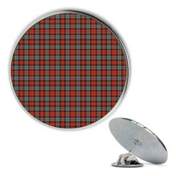 ScotsTee Shop Scottish McLachlan Weathered Metal Tartan Lapel Pin (5 pieces)