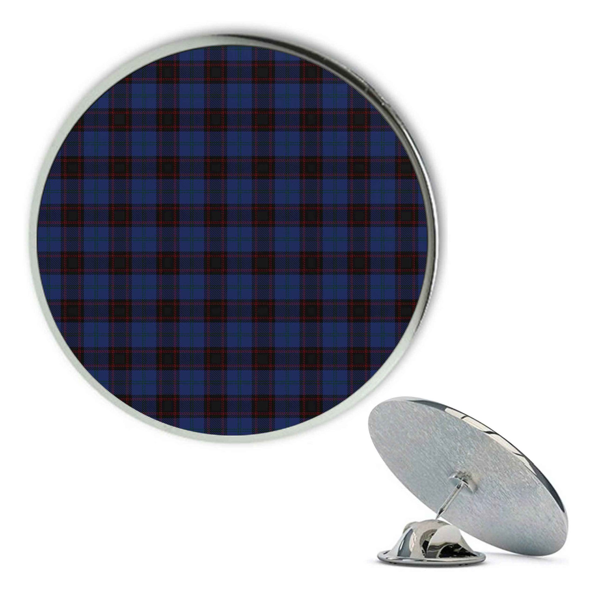 ScotsTee Shop Scottish Hume Vestiarium Scoticum Metal Tartan Lapel Pin (5 pieces)