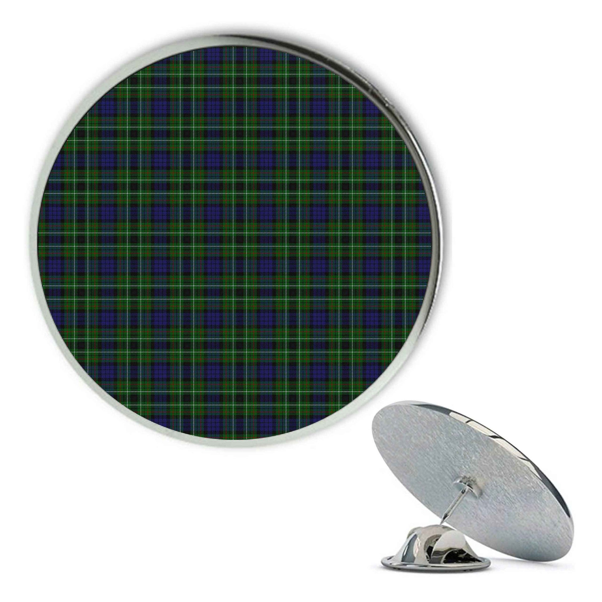 ScotsTee Shop Scottish Lloyd of Dolobran Metal Tartan Lapel Pin (5 pieces)