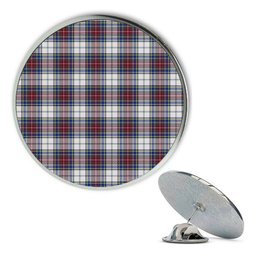 ScotsTee Shop Scottish MacBeth Dress Modern Metal Tartan Lapel Pin (5 pieces)