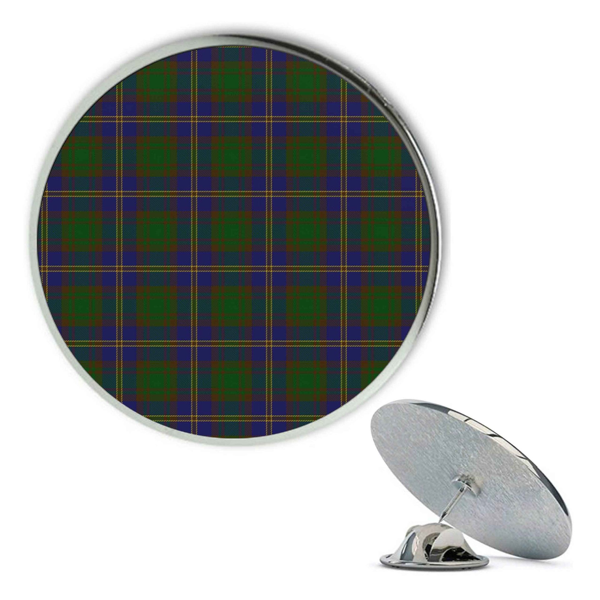 ScotsTee Shop Scottish Strang of Balkaskie Metal Tartan Lapel Pin (5 pieces)