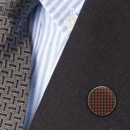 ScotsTee Shop Scottish Stewart High Stewards (Stewart Black) Metal Tartan Lapel Pin (5 pieces)