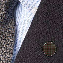ScotsTee Shop Scottish MacDiarmid Modern Metal Tartan Lapel Pin (5 pieces)