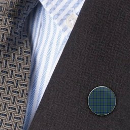 ScotsTee Shop Scottish Greenshields Metal Tartan Lapel Pin (5 pieces)