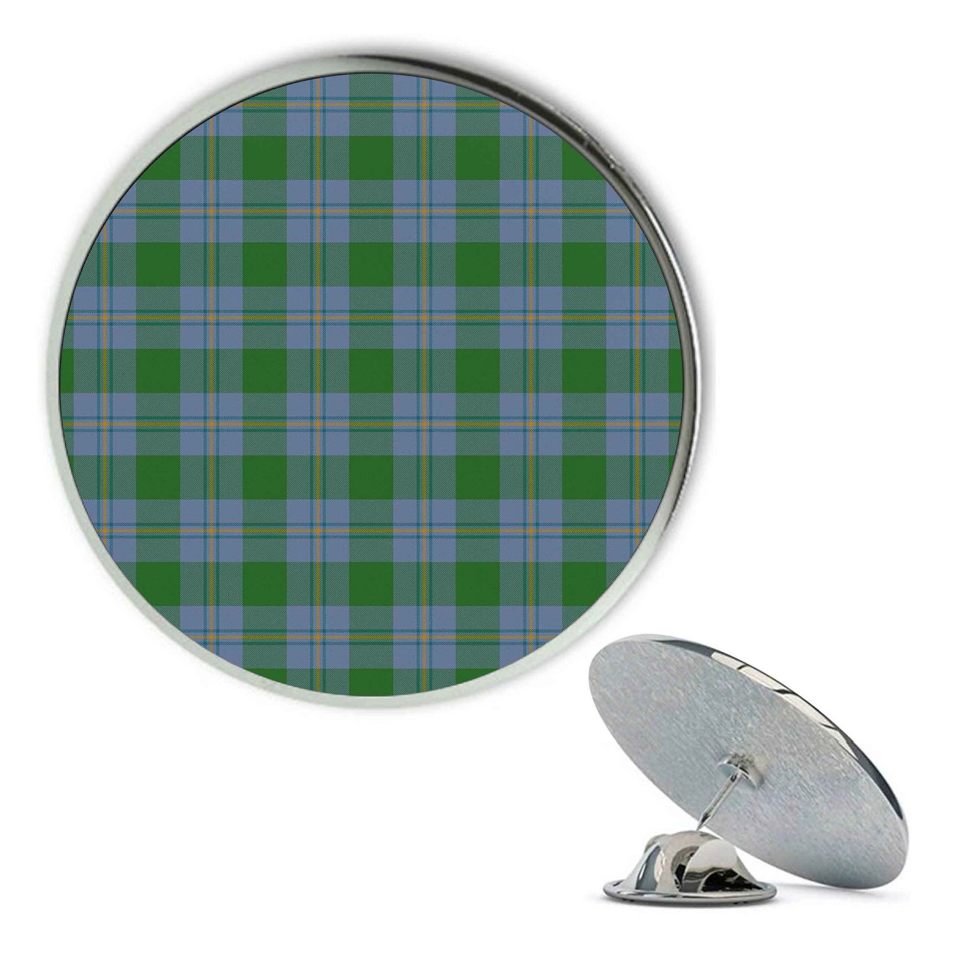 ScotsTee Shop Scottish Irvine of Bonshaw Ancient Metal Tartan Lapel Pin (5 pieces)