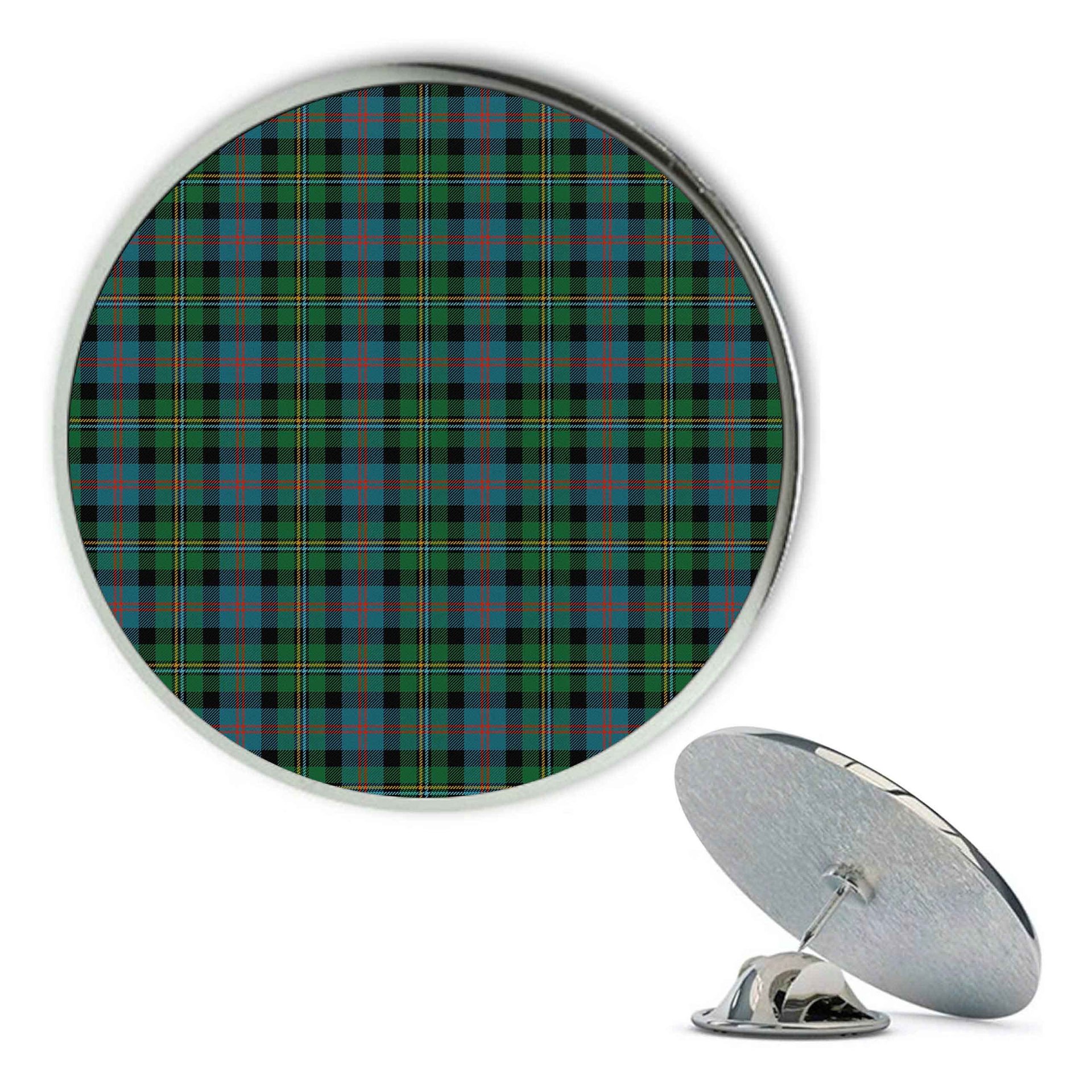 ScotsTee Shop Scottish McCallum Ancient Metal Tartan Lapel Pin (5 pieces)
