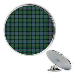ScotsTee Shop Scottish McCallum Ancient Metal Tartan Lapel Pin (5 pieces)