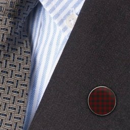 ScotsTee Shop Scottish McDonald of Glencoe Metal Tartan Lapel Pin (5 pieces)
