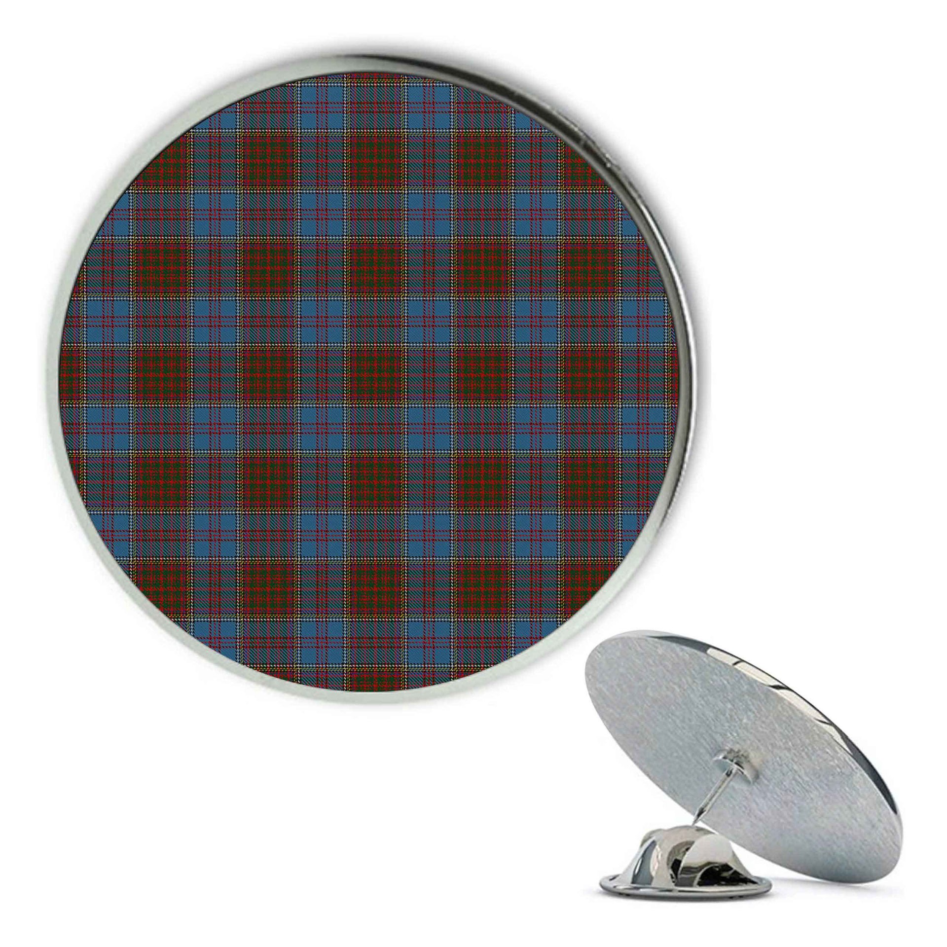 ScotsTee Shop Scottish MacGregor Hastie Metal Tartan Lapel Pin (5 pieces)