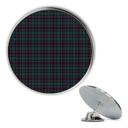 ScotsTee Shop Scottish Hunter of Peebleshire Modern Metal Tartan Lapel Pin (5 pieces)