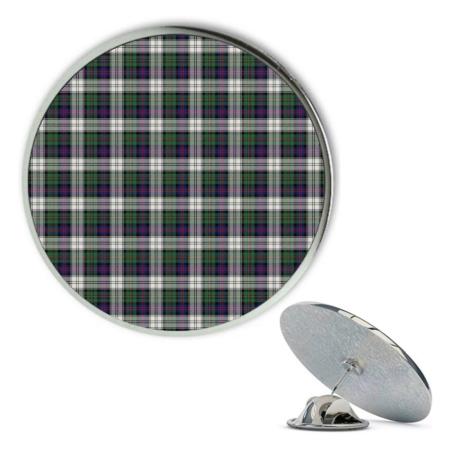 ScotsTee Shop Scottish MacCallum Dress Modern Metal Tartan Lapel Pin (5 pieces)
