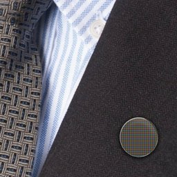 ScotsTee Shop Scottish Norvill Metal Tartan Lapel Pin (5 pieces)