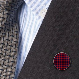ScotsTee Shop Scottish MacLachlan Modern SC Metal Tartan Lapel Pin (5 pieces)
