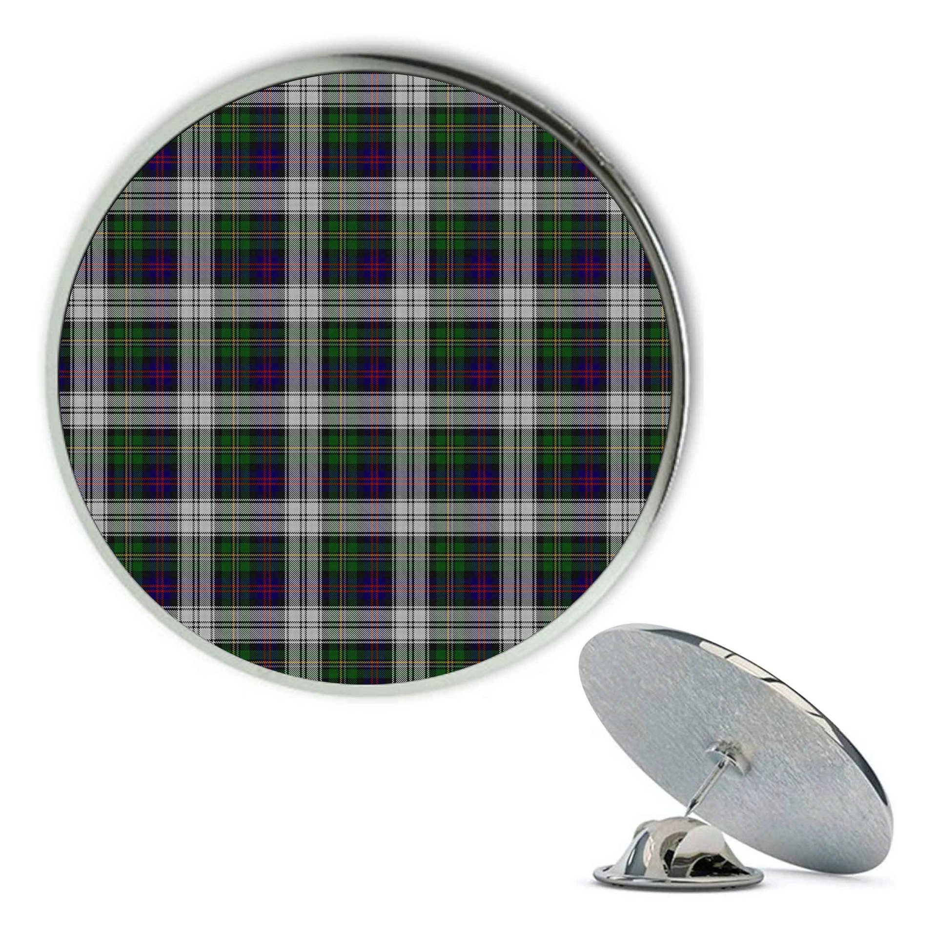 ScotsTee Shop Scottish MacCallum Dress - TD Metal Tartan Lapel Pin (5 pieces)