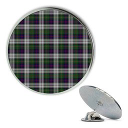 ScotsTee Shop Scottish MacCallum Dress - TD Metal Tartan Lapel Pin (5 pieces)