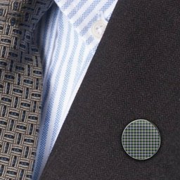 ScotsTee Shop Scottish MacNaughton Dress Metal Tartan Lapel Pin (5 pieces)