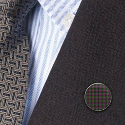ScotsTee Shop Scottish Tailyour Metal Tartan Lapel Pin (5 pieces)
