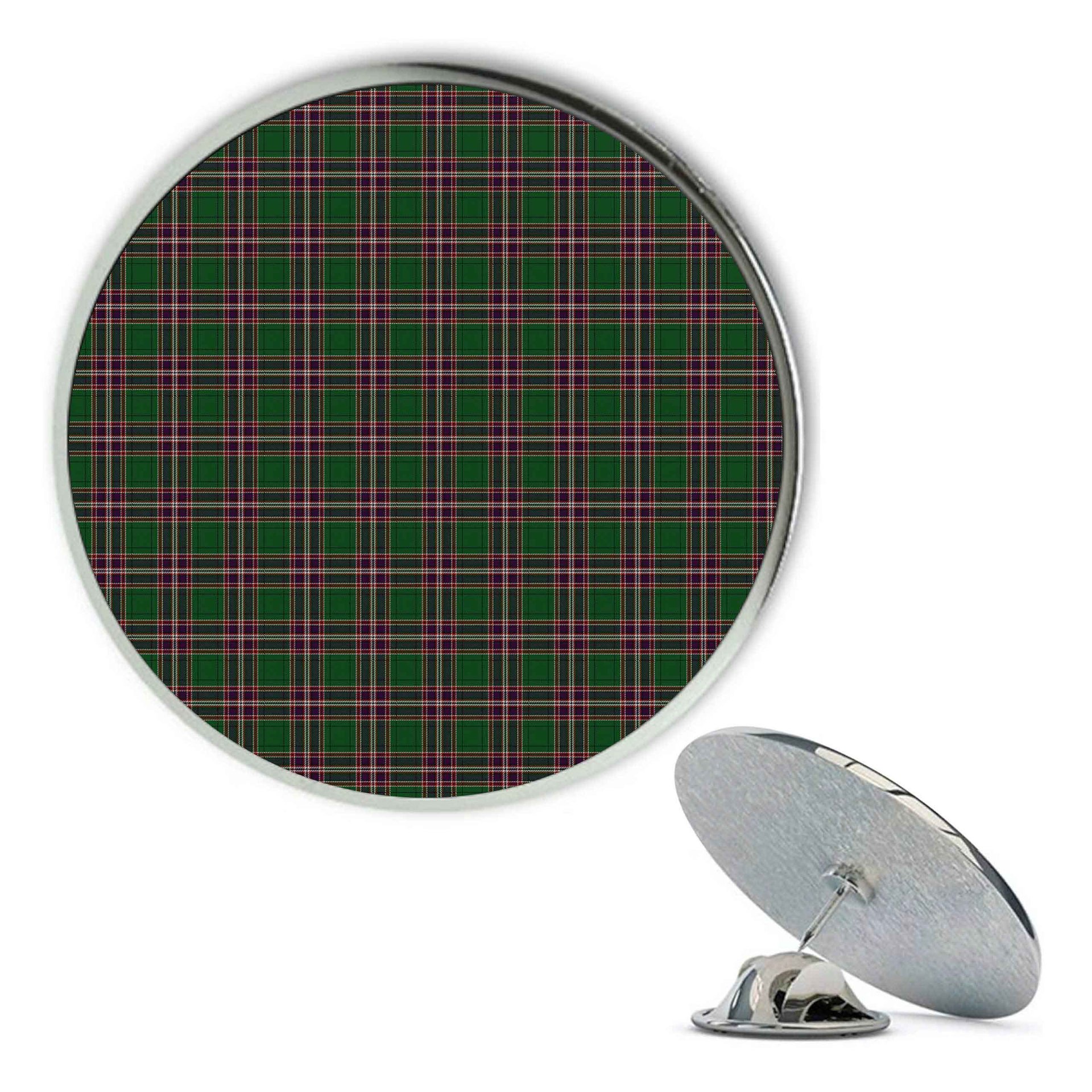 ScotsTee Shop Scottish MacFarlane Hunting Metal Tartan Lapel Pin (5 pieces)