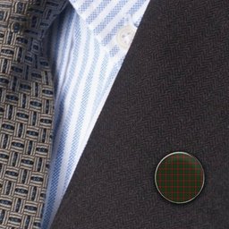 ScotsTee Shop Scottish King George VI Metal Tartan Lapel Pin (5 pieces)