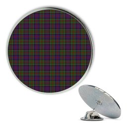 ScotsTee Shop Scottish McDonald of Clan Ranald Modern Metal Tartan Lapel Pin (5 pieces)