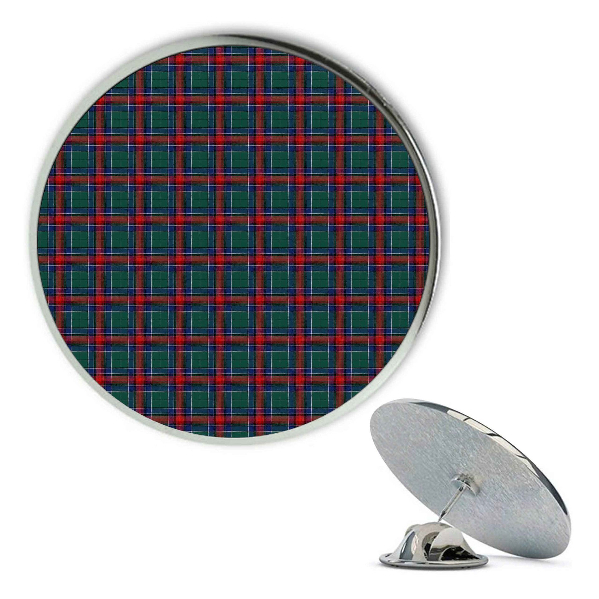 ScotsTee Shop Scottish Jardine Dress Modern Metal Tartan Lapel Pin (5 pieces)