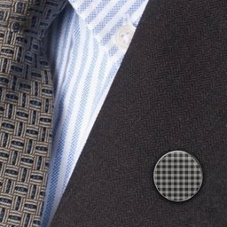 ScotsTee Shop Scottish McPherson Dress Metal Tartan Lapel Pin (5 pieces)