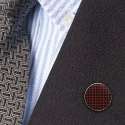 ScotsTee Shop Scottish Perry Dress Metal Tartan Lapel Pin (5 pieces)