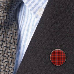 ScotsTee Shop Scottish Marjoribanks SC Metal Tartan Lapel Pin (5 pieces)
