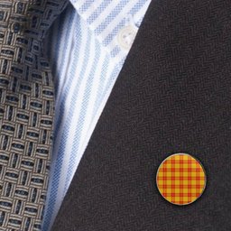 ScotsTee Shop Scottish McMillan Dress Modern Metal Tartan Lapel Pin (5 pieces)