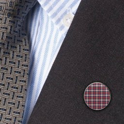 ScotsTee Shop Scottish McDonald Dress Irish Ancient Metal Tartan Lapel Pin (5 pieces)