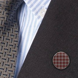 ScotsTee Shop Scottish Little of Morton Rigg Ancient Metal Tartan Lapel Pin (5 pieces)
