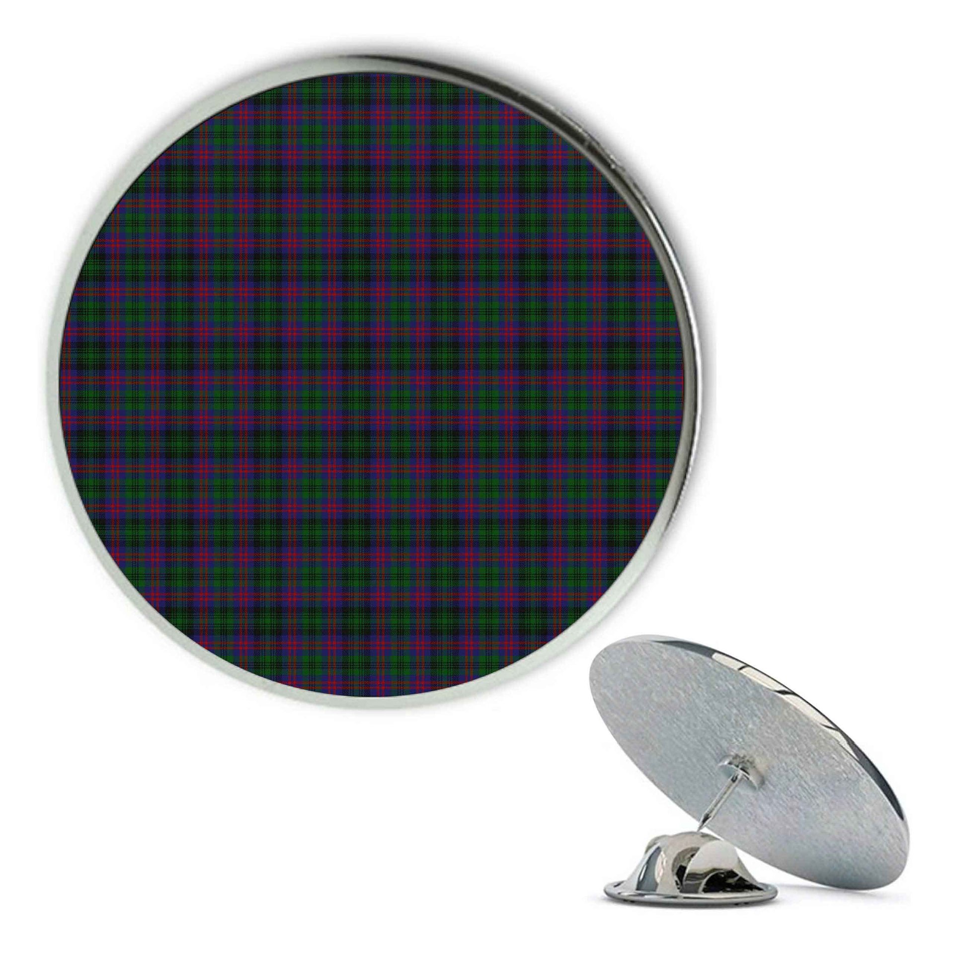 ScotsTee Shop Scottish McLachlan Hunting Metal Tartan Lapel Pin (5 pieces)