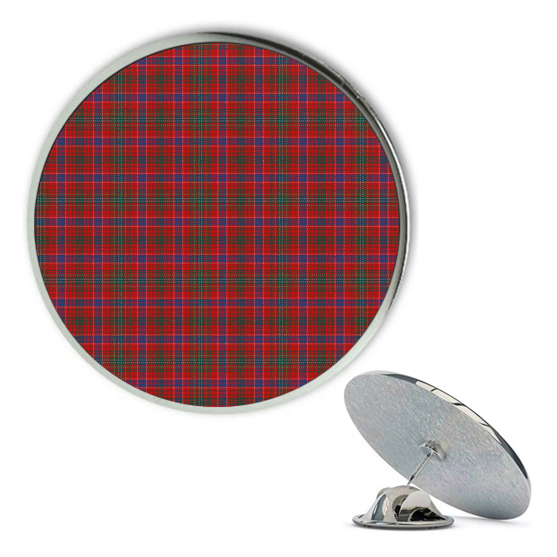 ScotsTee Shop Scottish Lumsden Waistcoat Modern Metal Tartan Lapel Pin (5 pieces)