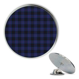 ScotsTee Shop Scottish MacKay Blue #02 Metal Tartan Lapel Pin (5 pieces)