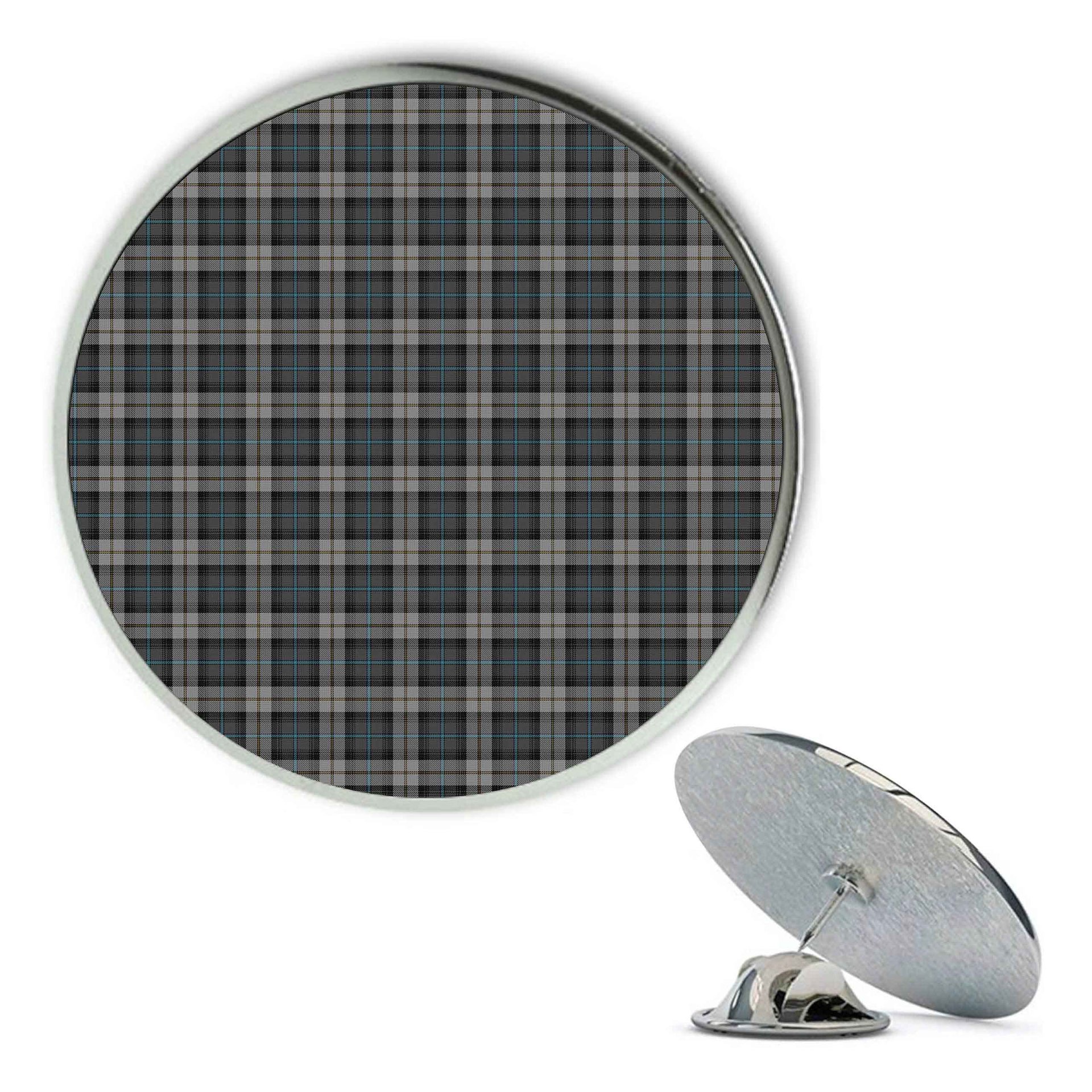 ScotsTee Shop Scottish McCandlish Dress Grey Metal Tartan Lapel Pin (5 pieces)