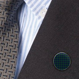 ScotsTee Shop Scottish Wartley Hunting Metal Tartan Lapel Pin (5 pieces)