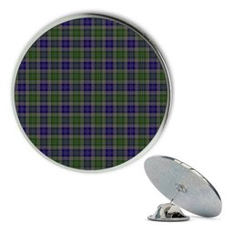 ScotsTee Shop Scottish MacGiboney or MacGibboney Metal Tartan Lapel Pin (5 pieces)